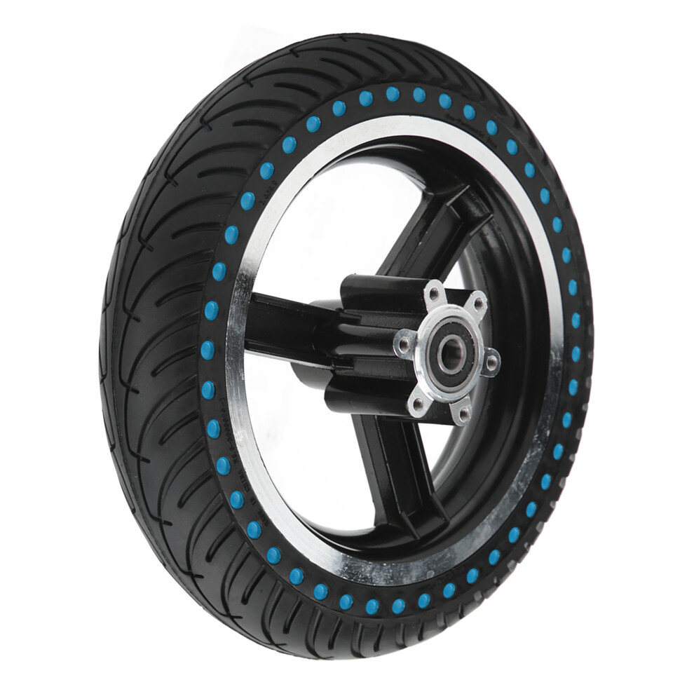 Electric Scooter Tire 8.7In Slip-Resistant Honeycomb Rubber Blue 3681375132915