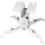 White Projector Wall Mount Bracket Adjustable Ceiling Hanging Holder Universal Hanger For Most Projectors 1