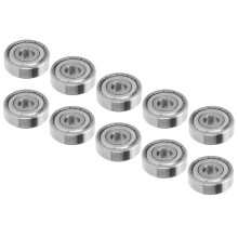 10Pcs Stainless Steel Ball Bearings 7x22x7mm High Speed Roller