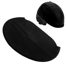 Waterproof Silica Gel Bike Helmet Cover, Elastic & Lightweight Black