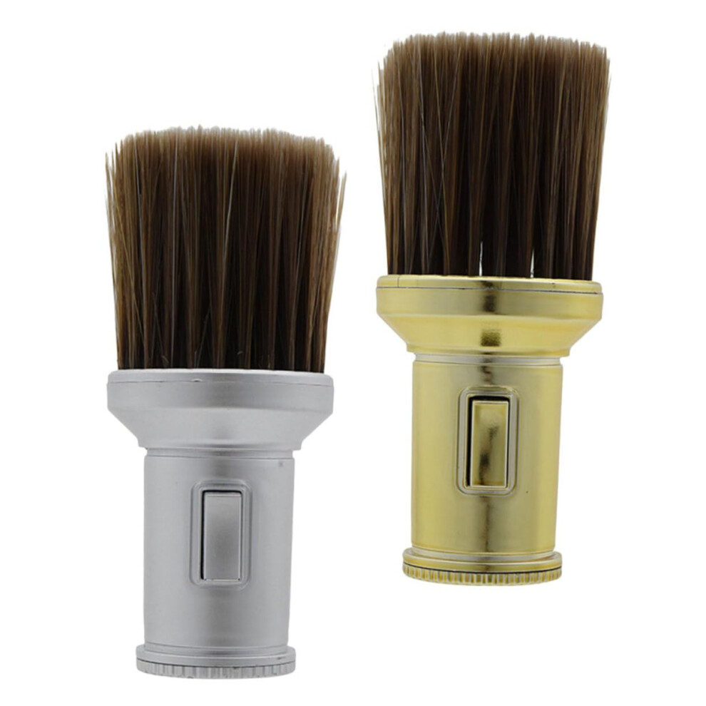 Neck Duster Brush 2Piece Set Detachable Soft Bristles For Barbers And Home Use Hair Sweep Duster