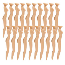 20pcs Golf Beauty Nail Tees Sexy Lady Body Holder PE Plastic 77mm