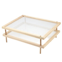 Noodle Drying Rack, Mesh Stackable DoubleLayer, Removable Trays, Air Circulation, SpaceSaving Fruit Storage For Kitchen