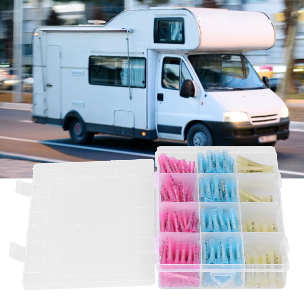 Heat Shrink Butt Connectors 200Pcs Waterproof Insulated 22-10Awg Car Marine 4391378800689