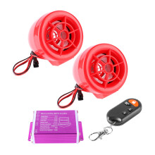 Haut-parleurs d'alarme pour moto 2x20W, étanches, système Bluetooth MP3 radio