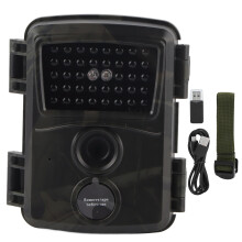 Mini câmera de trilha à prova d'água IP54 para uso externo, com visão noturna, detecção de movimento, gravação HD, tempo de disparo rápido,