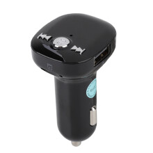 Bluetooth FM-Transmitter, Kfz-Ladegerät, kabellose Freisprecheinrichtung mit Sprachsteuerung, LCD-Display, Bassverstärkung, HiFi-Klangqualität