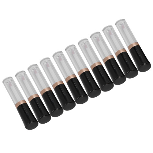 Άδεια σωληνάρια lip gloss με πώμα ασφαλείας, επαναγεμιζόμενα διαφανή μπουκάλια για 1