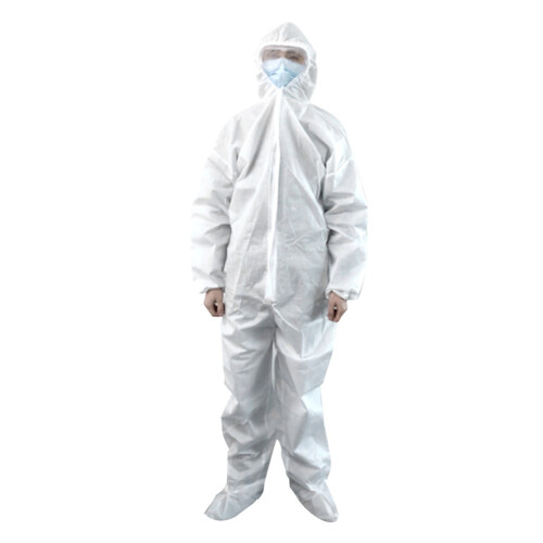 Στολή Hazmat από μικροπορώδες πολυπροπυλένιο, ανθεκτική άνεση με κάλυψη ολόκληρου
