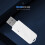 Συμπαγής μπλε δέκτης Bluetooth, υλικό υψηλής ποιότητας για απρόσκοπτη ασύρματη 7