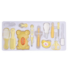 BPA-vrije plastic babyverzorgingsset, babyveiligheidsset, antislip handvat, zacht aanvoelend breder handvat, gebogen snijranden, delicate nagelvijl