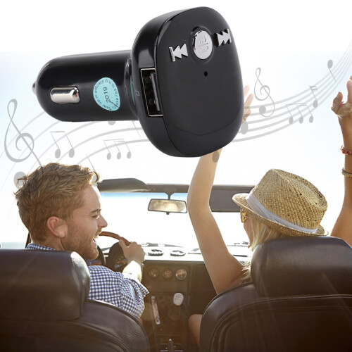 Πομπός Bluetooth5.0FM Προσαρμογέας αυτοκινήτου με κλήσεις χωρίς χέρια Οθόνη LCD Ενίσχυση 2