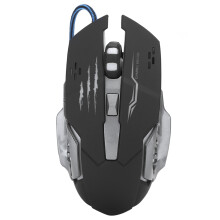Gaming Mouse Ergonomic USB Wired High Precision Optical Adjustable DPI RGB Lighting Gaming Mouse with Programmable Buttons for PC Laptop Games and Off