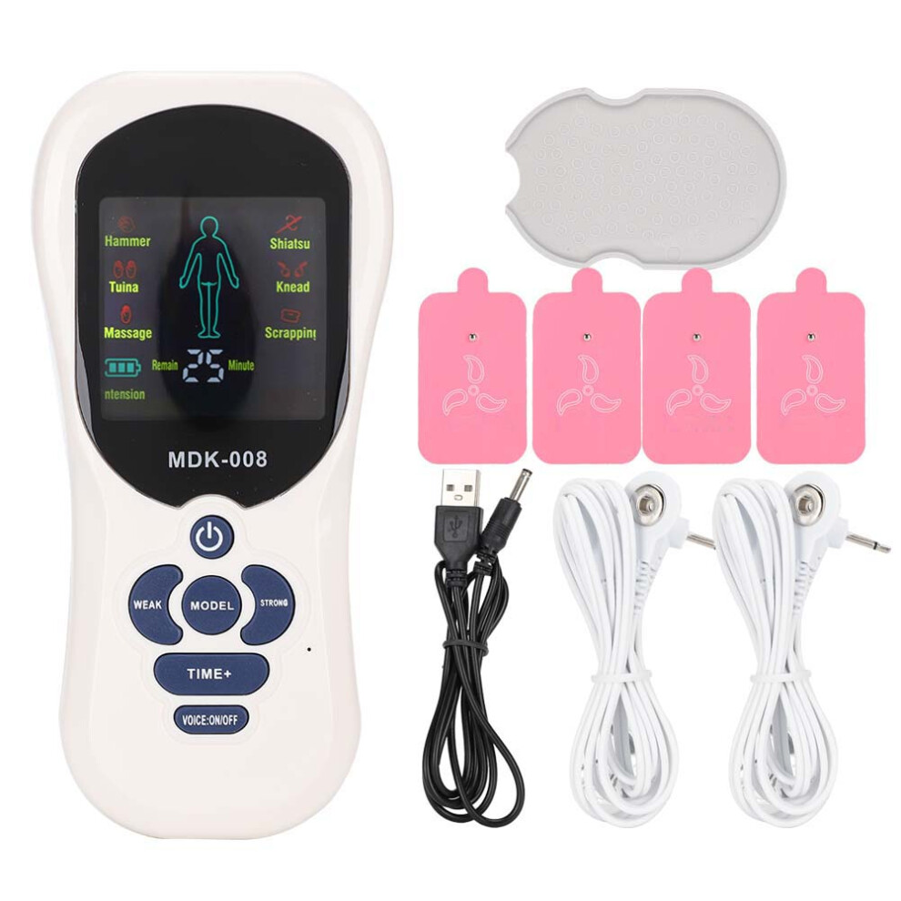 Muscle Stimulation Back Pain Relief Multifunctional Massager Electronic Physiotherapy Blood Circulation Support Adjustable Intensity Infrared Electro