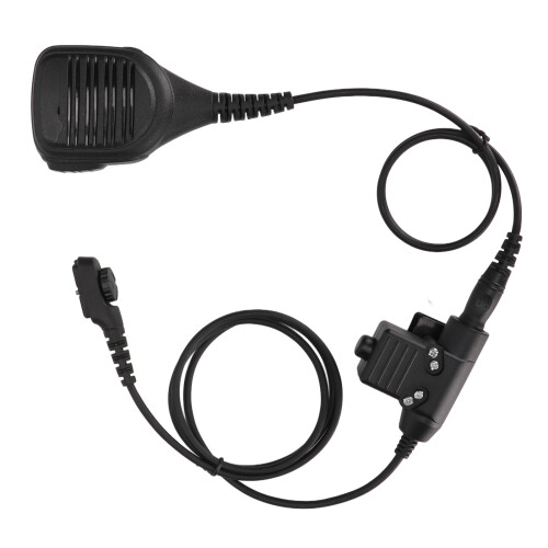 Μικρόφωνο με ηχείο ραδιοφώνου για Walkie Talkie, μικρόφωνα χωρίς χέρια με κουμπί Push-to-Talk 2