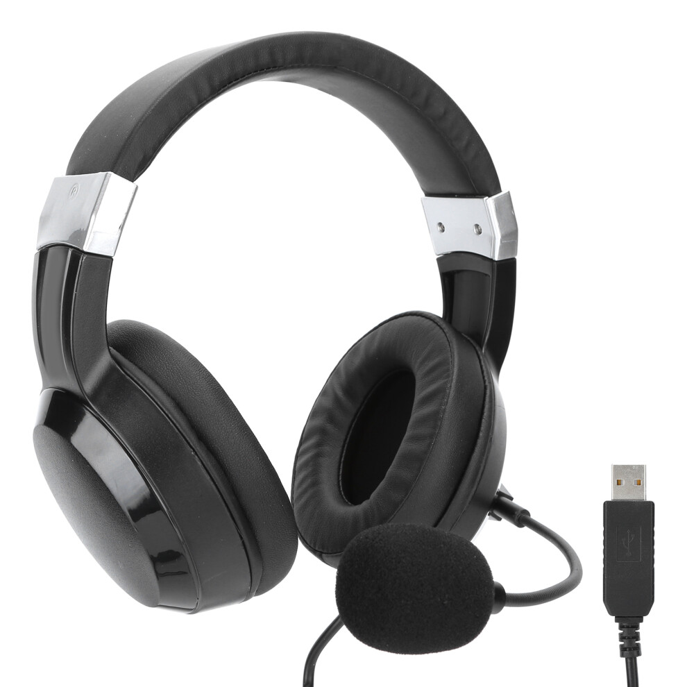 Immersive Sound Experience: Over Ear Noise Isolation Wired Headphones With Microphone And Volume Control For Crystal Clear Communication, Foldable Des 9176269246808
