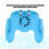 Controle para jogos mobile com joystick, controle remoto, teclas de mira e disparo para celulares de até 6,5 polegadas, design ergonômico com 6