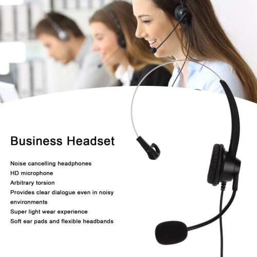 Call Quality Excellence, Helical Headphone Cable, High Compatibility Headset For Clear And Comfortable Communication 2