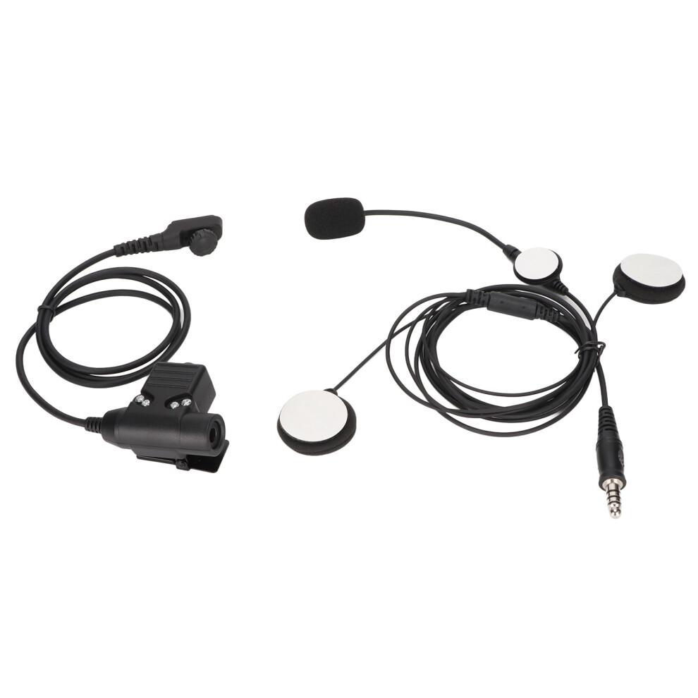 Motorcycle Headset With Two-Way Intercom, Helmet Intercom Headset Cvc Noise Cancellation Stereo Music Hands Free Calling For Outdoor Biking Adventures 9012494081282