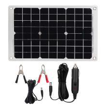 Hocheffizientes Solarladegerät, monokristallines Silizium-Solarpanel, 18 V, 20 W Ausgangsleistung, für Autos, Wohnmobile, Schiffe und