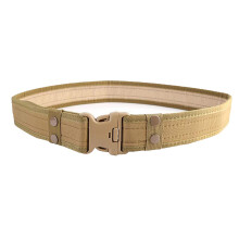 Men Tactical Belt 2Inch Canvas Belt, Heavy Duty Military Belt, Quick Release Buckle, Tactical Waist Belt Outdoor Khaki