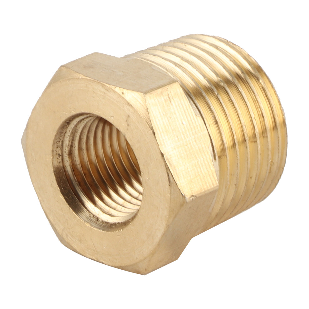 3/8In Male To 1/8In Female Brass Pipe Reducer Adapter Npt Bushing Fitting 6921378805674