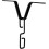 Rain Chain Gutter Adapter with Copper Hook Hanger, V Style Connector for Downspout Garden Use 1