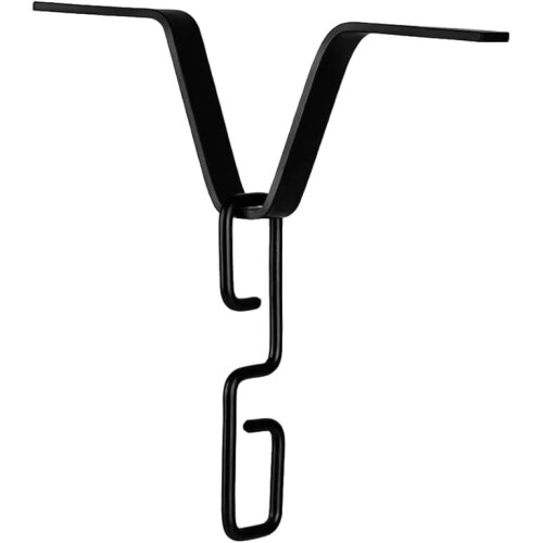 Rain Chain Gutter Adapter with Copper Hook Hanger, V Style Connector for Downspout Garden Use