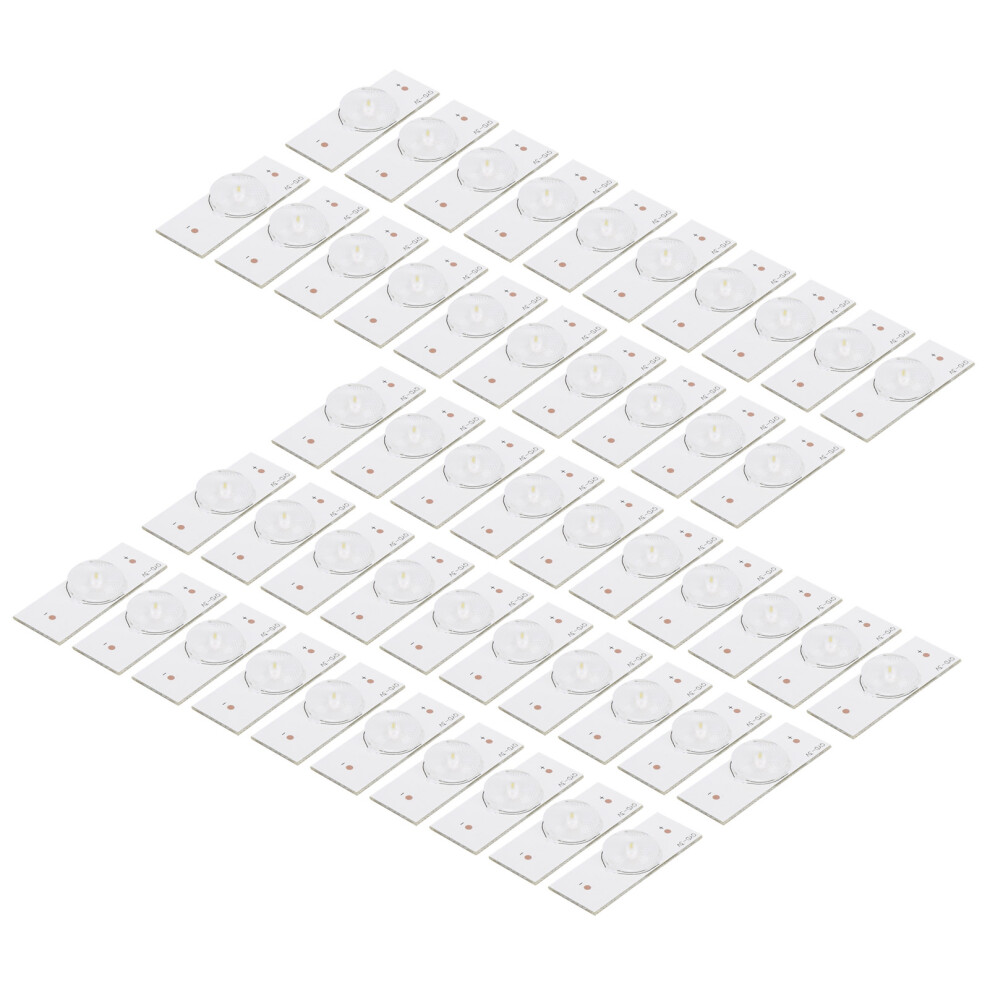 50Pcs 3V Smd Led Lens Fiberglass Panel For 32-65 Inch Tv Repair 5061378809638
