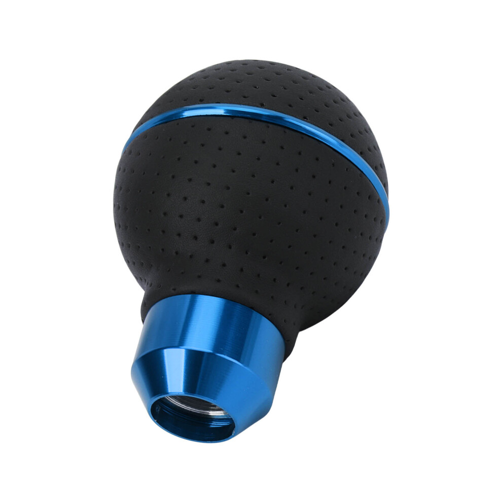 Aluminium 5 Speed Manual Gear Shift Knob Universal Fit M8 M10 M11 M12 Blue 4911378809521