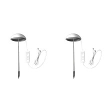 2X Pflanzenlicht, Vollspektrum-LED-Pflanzenlicht, HöHenverstellbar mit Automatischem ein-/Aus-Timer 3/6/12H, 4 Dimmbare Helligkeit