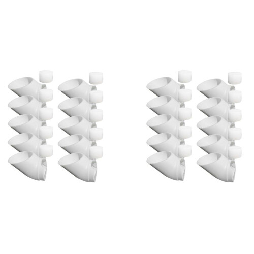 20 Sets Hydroponisches Erdfreies Anbausystem DIY Hydroponisches Baumschul-Garten-Set