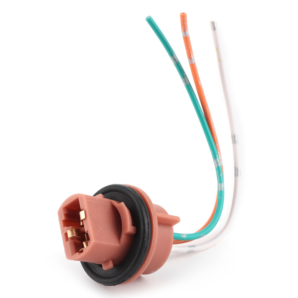 7443 Copper Core Wire Brake Lamp Socket Replacement Dual Filament Easy Fit Plug Light 9371378810746