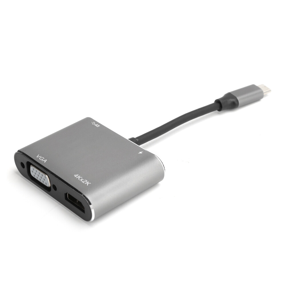 Aluminium 4K Hdmi Usb-C Docking Station, 4-In-1, 87W Support 3001378812223