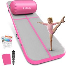 3M Pink Inflatable Gymnastics Mat & Air Roller