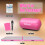 3M Pink Inflatable Gymnastics Mat & Air Roller 4