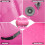 3M Pink Inflatable Gymnastics Mat & Air Roller 8