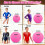 3M Pink Inflatable Gymnastics Mat & Air Roller 9