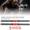 Durable 50cm Dumbbell Handles with 4 Nuts Ideal for Weight Training 3