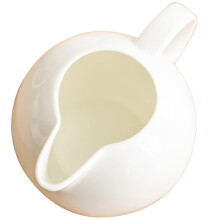 Ceramic Milk Jug with Handle Creamer Pitcher for Coffee, Milk, Sauce and Syrup, Durable Porcelain