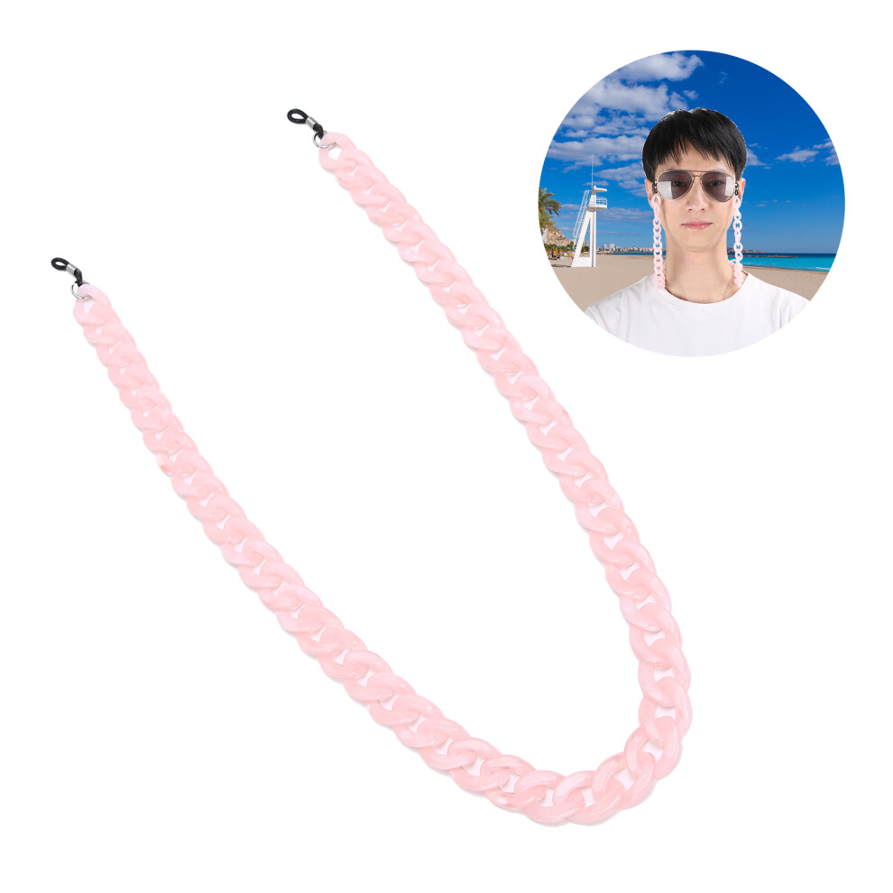 Pink Reading Glasses Chain Antislip Sunglass Lanyard Accessory For Daily Use