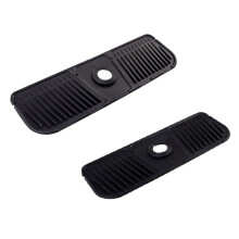 2 Uds, Alfombrilla Silicona para Grifo Cocina, Alfombrilla Receptora Agua para Grifo, Almohadilla Contra Salpicaduras para Fregadero, Protector