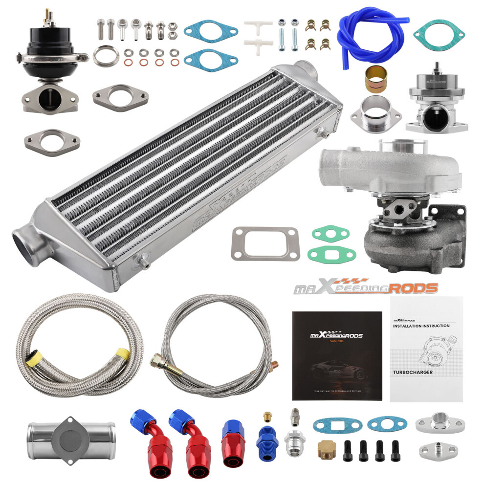 T04e Universal Turbo T3 Turbocharger Intercooler Oil Lines Bov Adapter Kit 6941577320679
