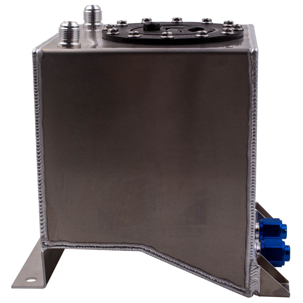 Universal Aluminum 2.5 Gallon Fuel Cell/Tank 10 Litres 10An Male Fitting 6941477718538
