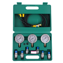 Hydraulic Pressure Gauge Test Tester Diagnostic Couplings Kit Excavator new