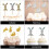48 pcs Easter Cupcake Topper Rabbit Shape Insert Cards Random 5