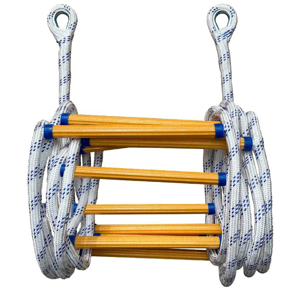 Rope Ladder Emergency Safety Ladder For Kids And Adults Fast Deploy Fire Escape 8M And 15M Lengths 9199774523622