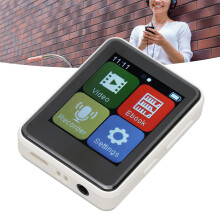Lecteur MP3 Bluetooth 1,8" TFT 64 Go, réduction du bruit blanc, radio FM