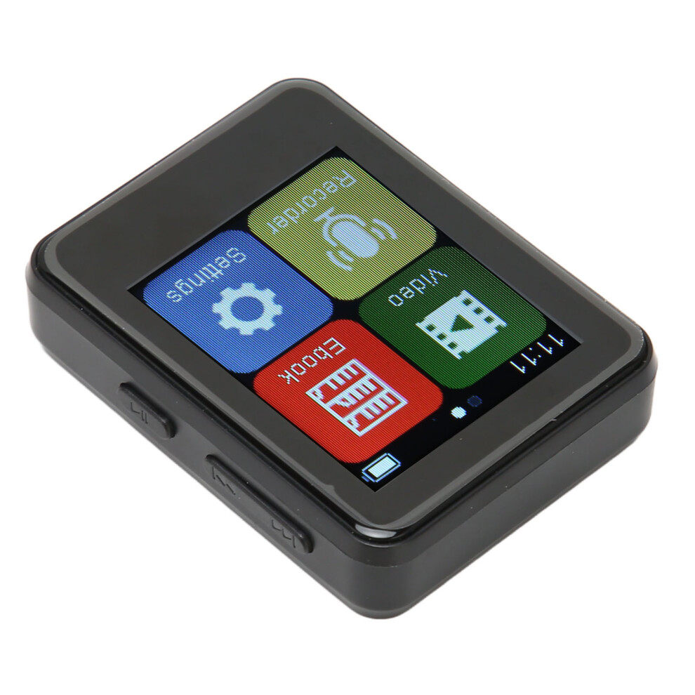 Bluetooth Mp3 Player 64Gb 1.8" Full Touch Hd Noise Reduction Black 8731378814822