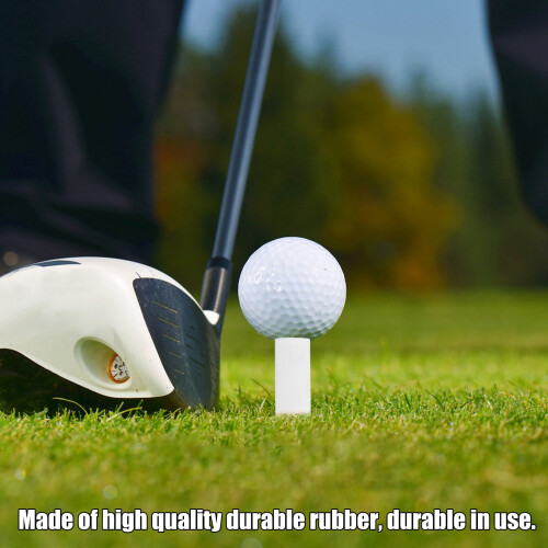 Golf Training Ball Tees 5pcs Rubber Pack for Driving Range & Practice Mat 1